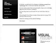 Tablet Screenshot of androidchallenge.mintdigital.com